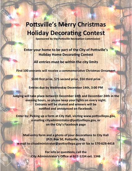 2023 Holiday Decorating Contest Flyer