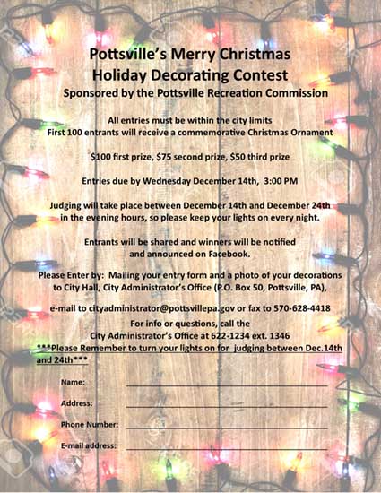 2023 Holiday Decorating Contest Form