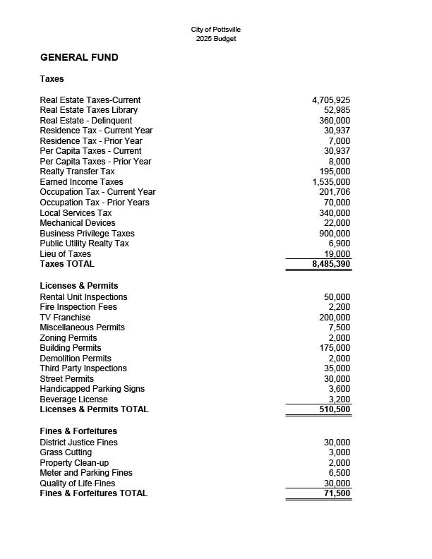 2025 Budget